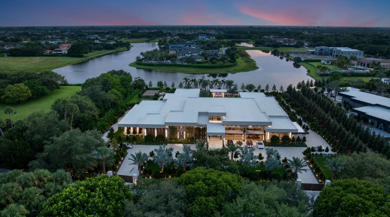 This $55 Million South Florida Mansion Has A Ferrari Testa Rossa Parked in the Living Room